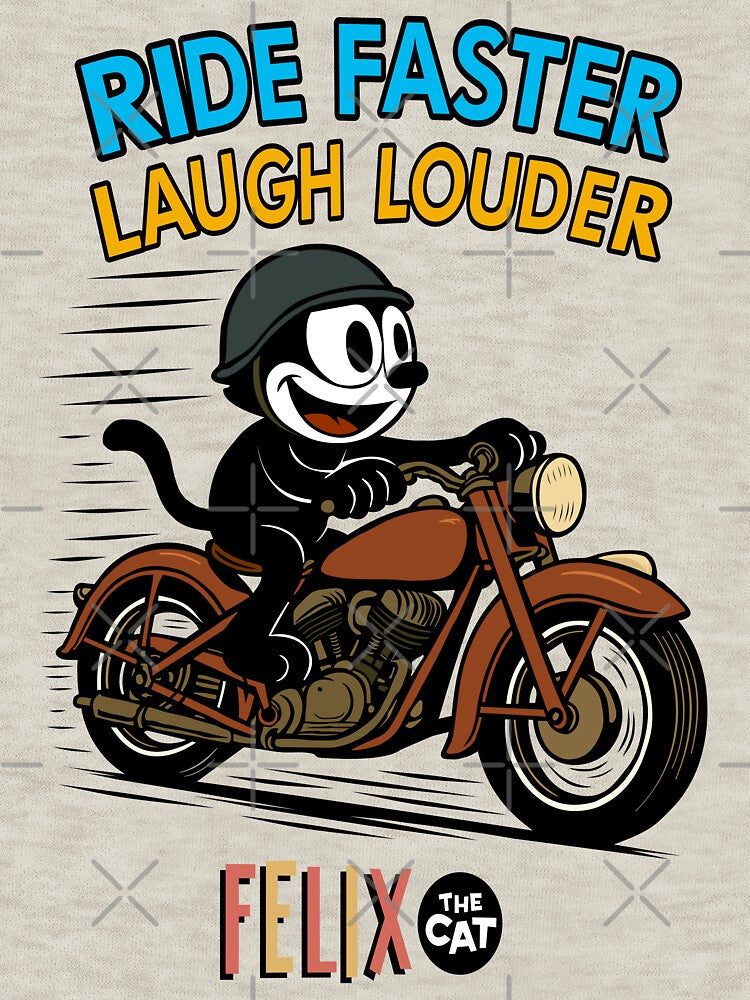 Felix the Cat Ride Faster Laugh Louder by VoglR