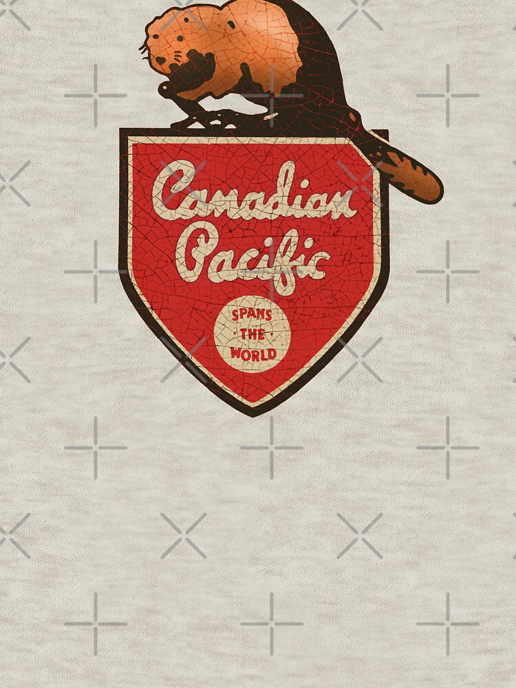 Vintage Canadian Railroad by Centuryvault Unisex , , , Long Sleeve Tee