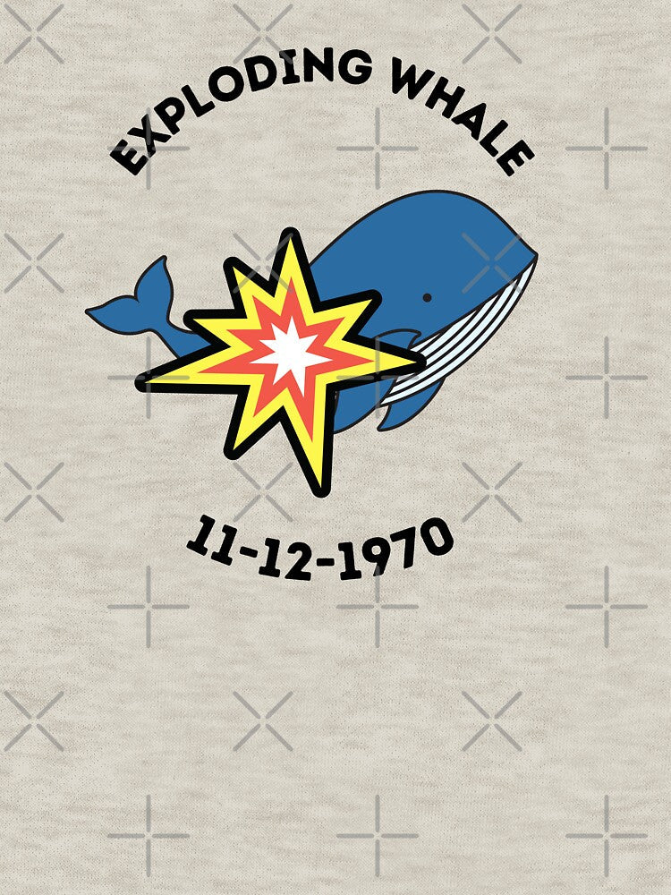 Exploding Whale Commemorative by Kelly McNabb Unisex , , , Long Sleeve Tee