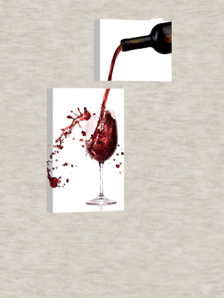 Red Wine Glass - Modern and Elegant Art by AnyeloDesign