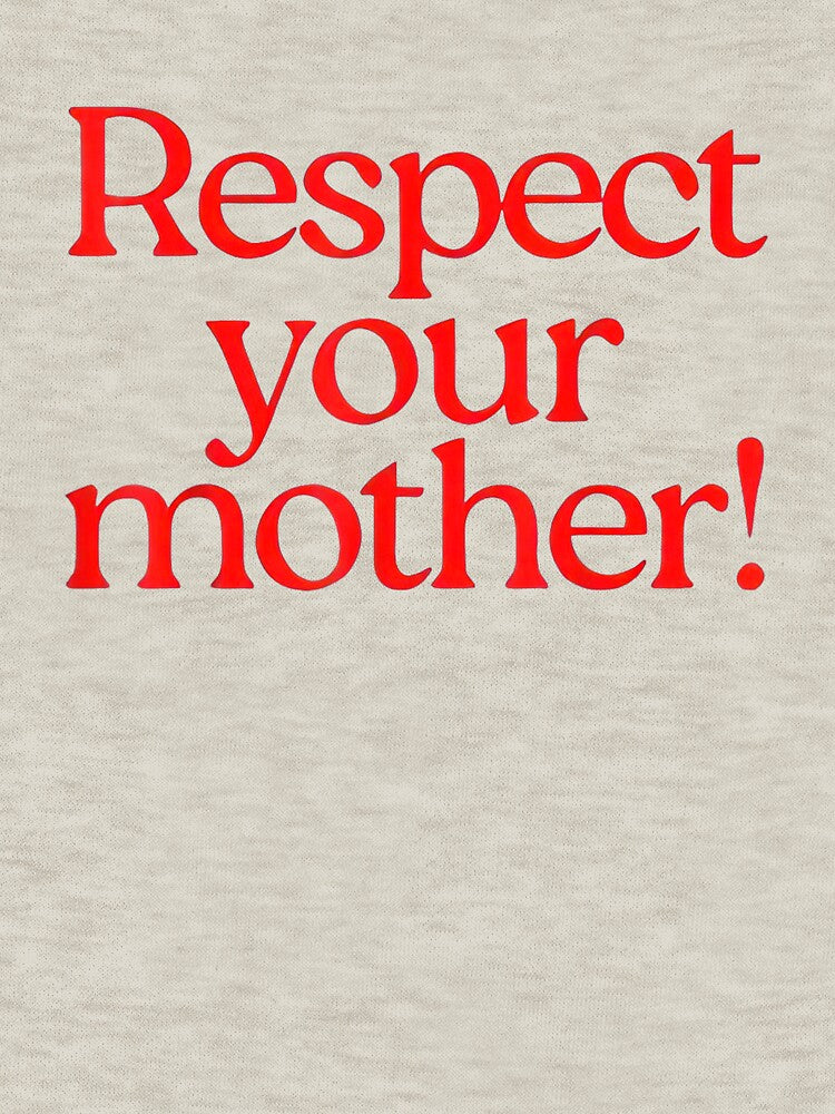 Respect Your Mother by SKULLS4INT Unisex , , , Long Sleeve Tee