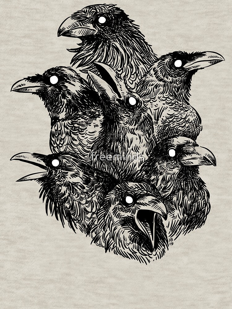 Raven pattern 2 by freeminds