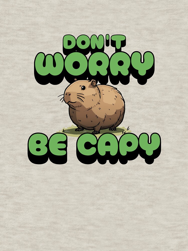 Dont' worry be capy by KloverDesigns Unisex , , , Long Sleeve Tee