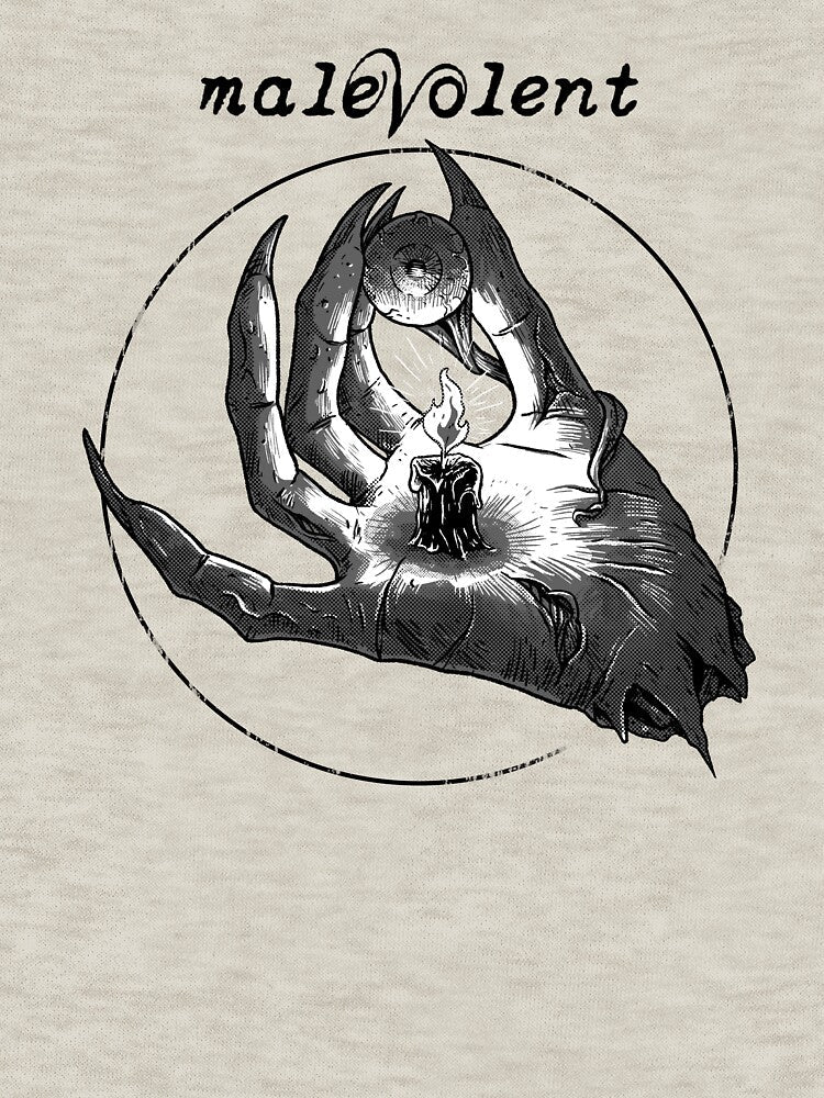 Hand of Malevolence: Simple Tee Light by MalevolentCast Unisex , , , Long Sleeve Tee