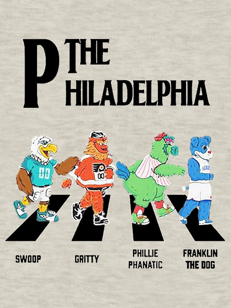 Halloween The Philadelphia Team Swoop Gritty Phillie Phanatic Franklin The Dog Road Shirt by LexusLeschJr