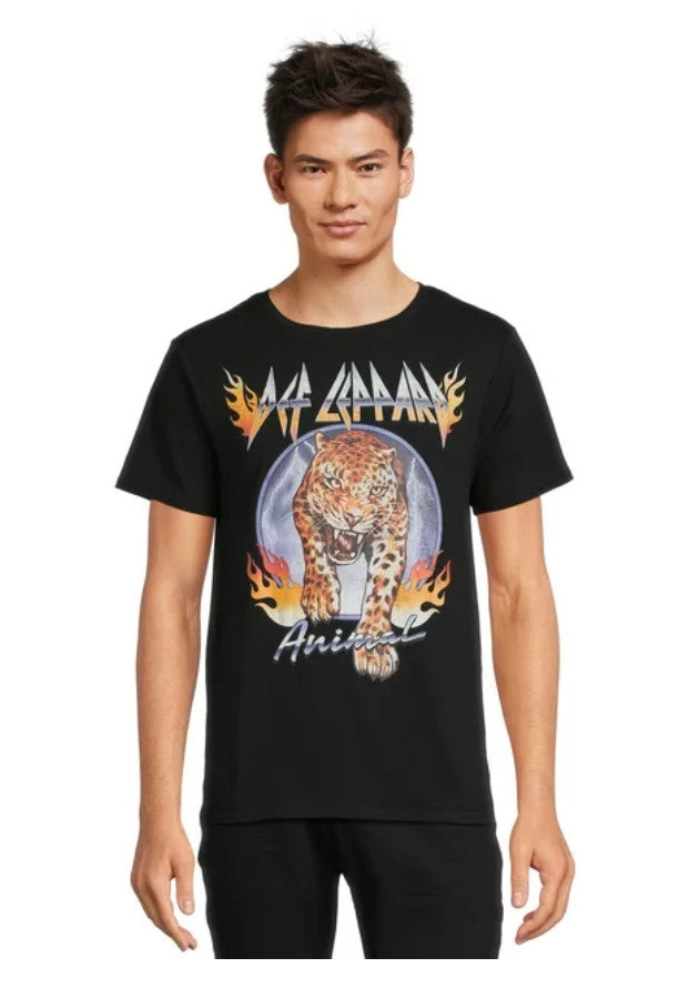 Def Leppard T Shirt Medium Men's Black T-shirt
