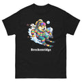 Breckenridge Doge Skiing Funny Ski Skier Dog Meme Cute Shirt T-Shirt