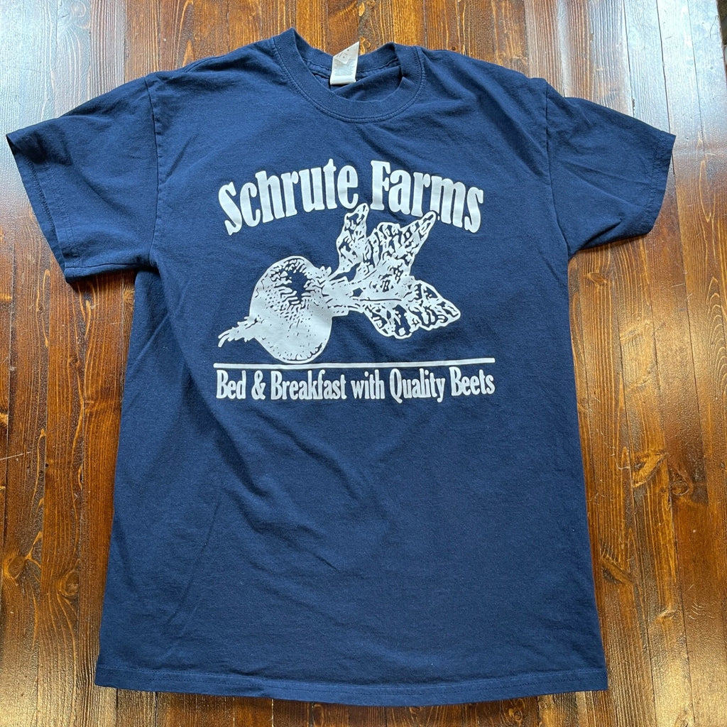 The Office Schrute Farms Bed & Breakfast with Quality Beets Navy M Tshirt