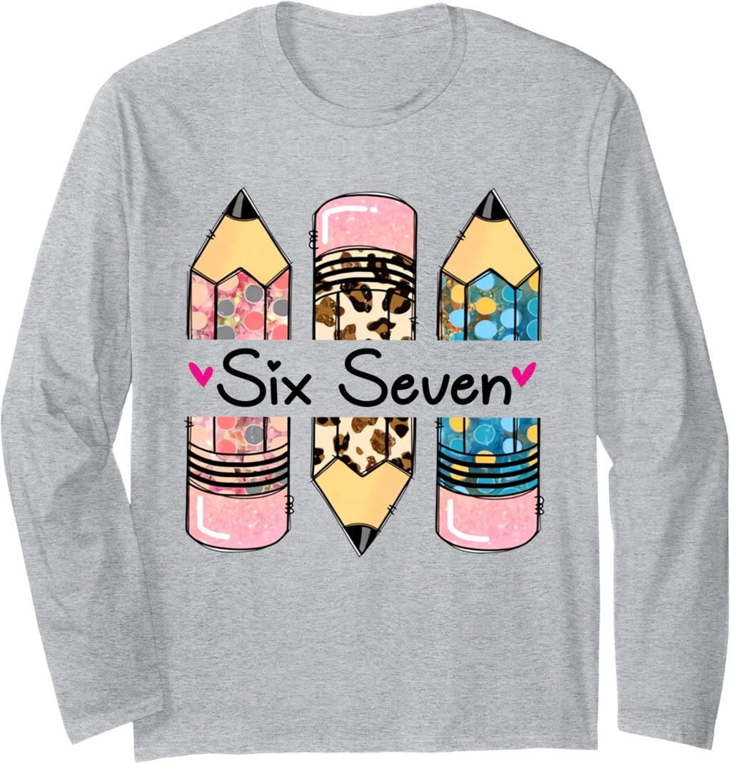 Meme Christmas Teacher Students School Day Funny Long Sleeve T-Shirt