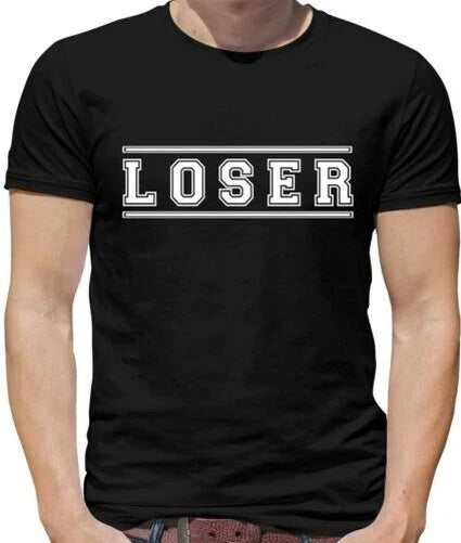 Loser Plain Source Men's T-Shirt - Sad - Funny - Mean - Jokes - Meme
