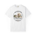 Weekends Coffee and Dogs T-Shirt Cozy Dog Lover Tee
