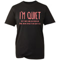 Inspirational Mens Graphic T Shirt Personality Quote Slogan Tee Cotton Top Black