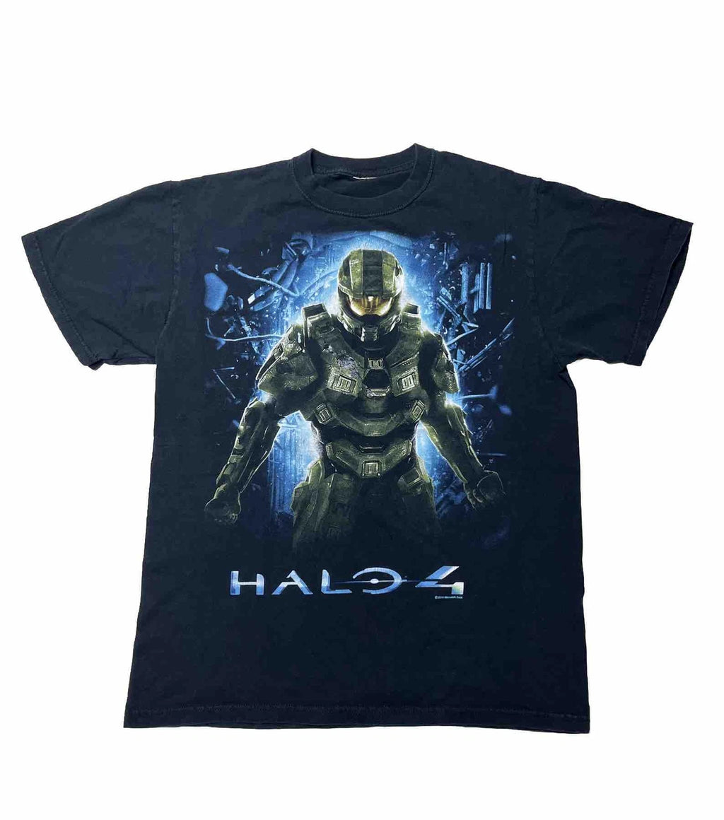 Halo 4 Video Game Promo 2012 Tee Black T-Shirt Master Chief Men Size Small