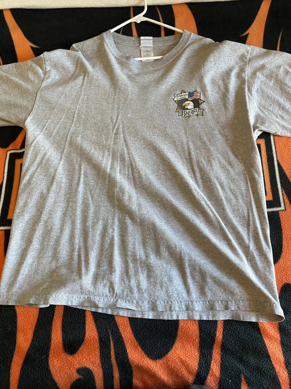 Vintage Oklahoma County Sheriff Peace Frog Tshirt