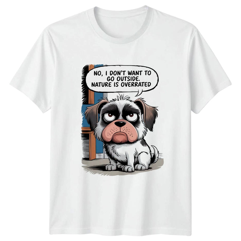 No I Dont Want To T-Shirt Grumpy Introvert Dog Gift For Him And Her