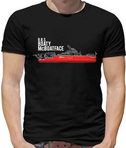 RRS Boaty Mcboatface Men's T-Shirt - Boat - Meme - Internet - Funny