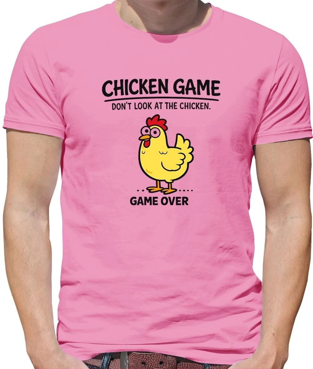 Poulet Game Over Drôle Graphique - T-Shirt - Poulets Amour Meme Nouveauté