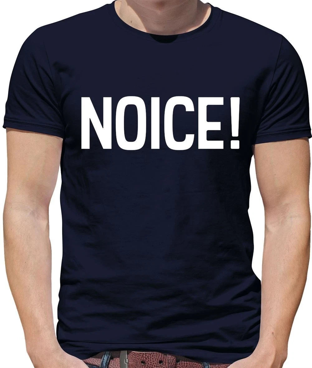 Noice Mens T-Shirt - Funny Nice Slogan Police Officer Meme