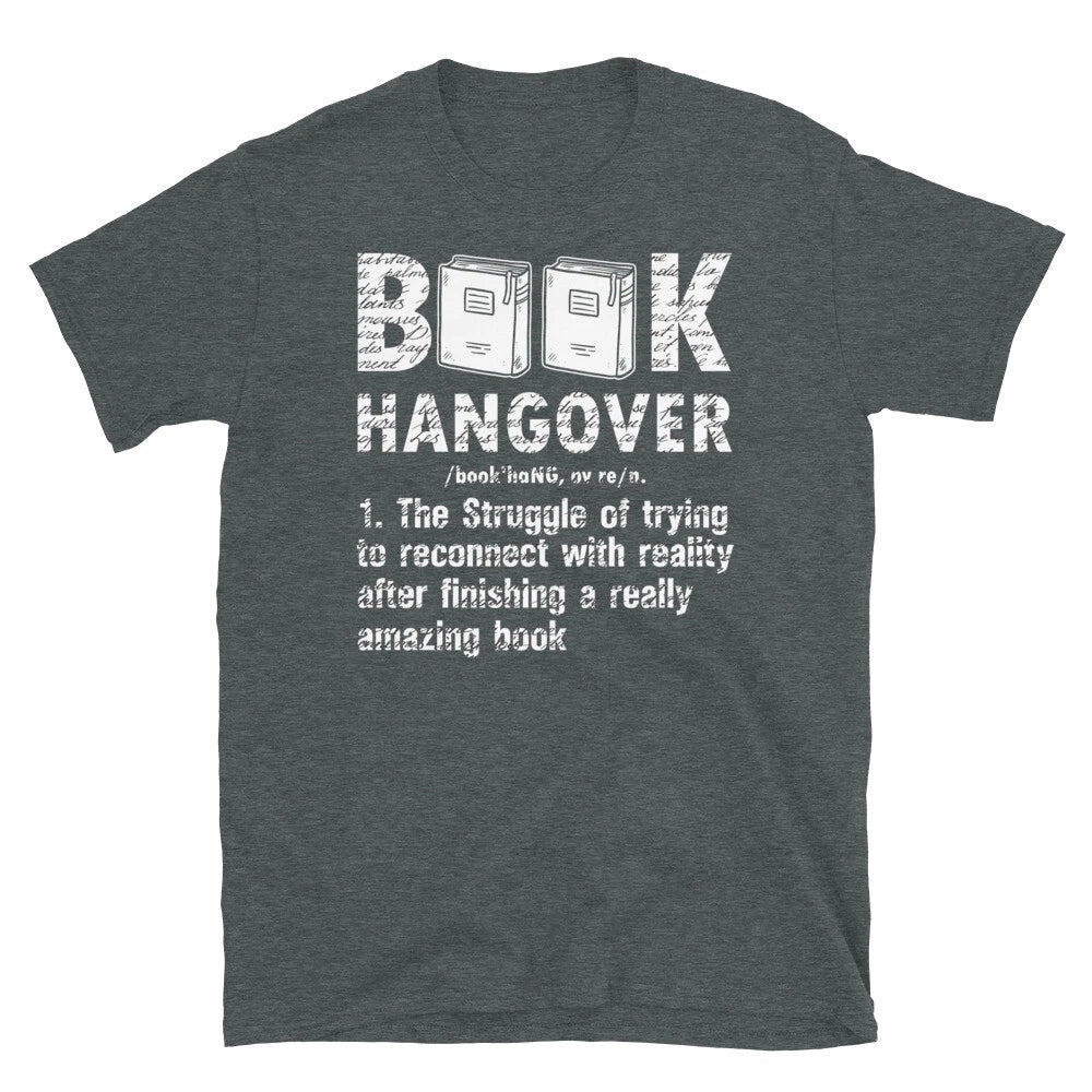 Book Hangover Definition Reading Literature Short-Sleeve Unisex T-Shirt