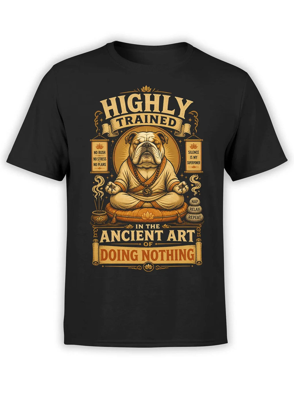 Zen Nap Master Bulldog T-Shirt | Unisex