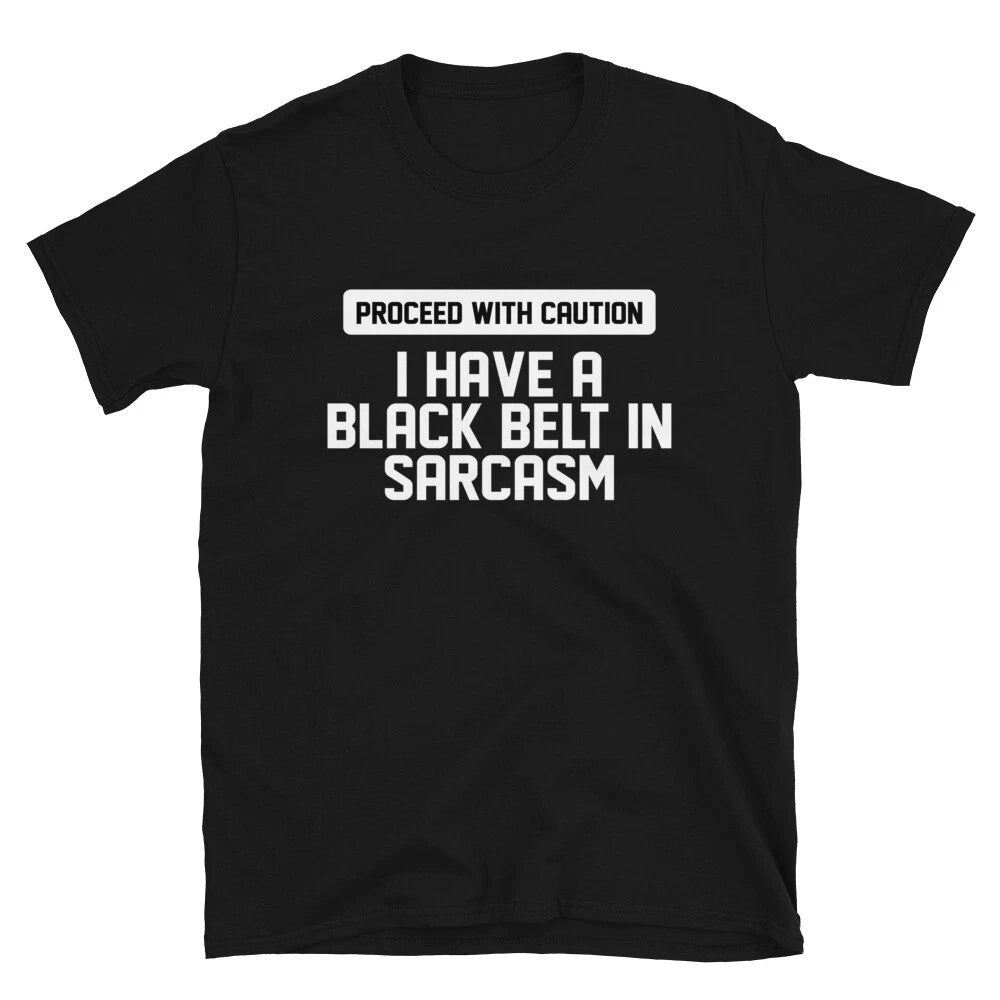 PROCEED WITH CAUTION Funny Adult Humor T-Shirt
