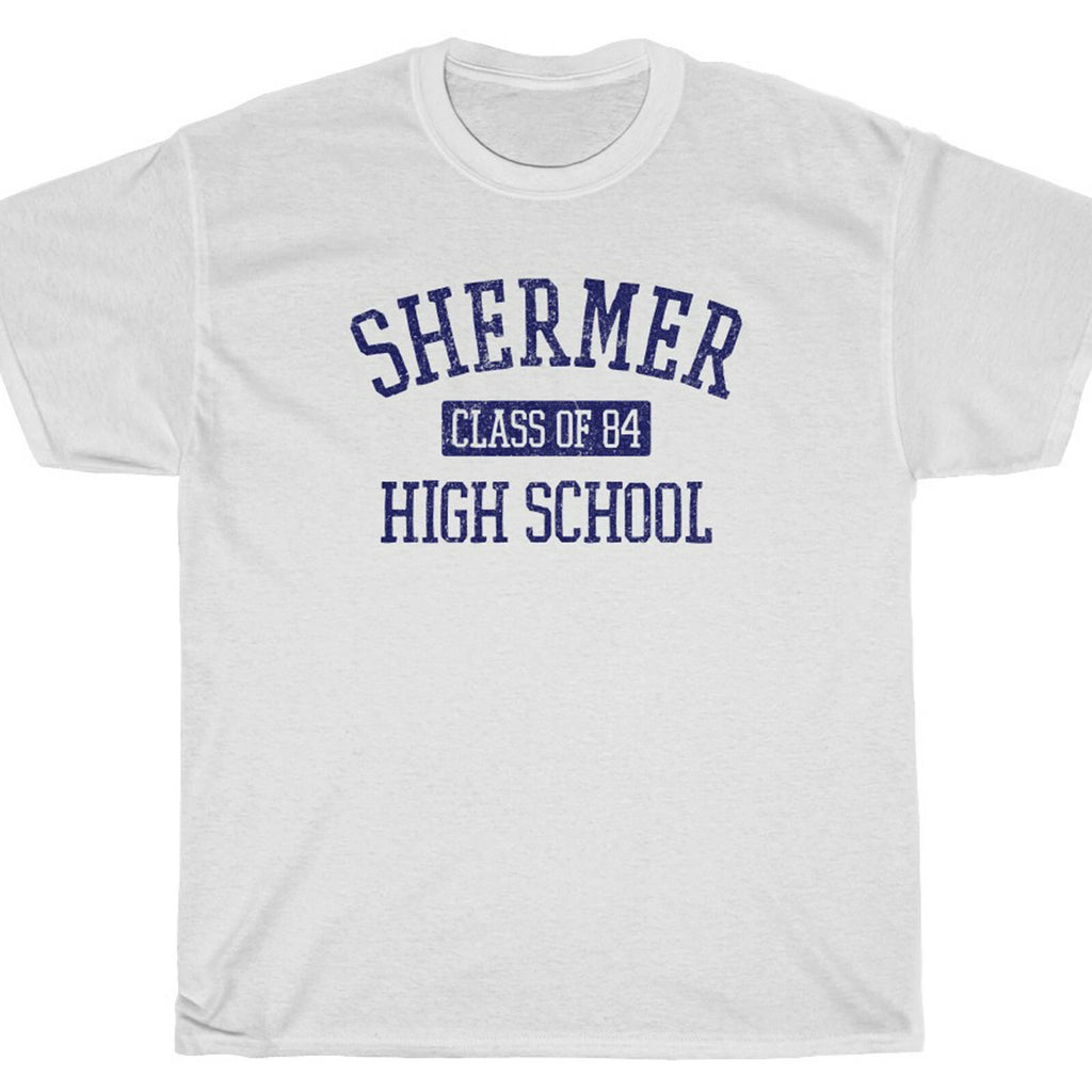 SHERMER HIGH SCHOOL T-Shirt - john gym class hughes breakfast pretty in club