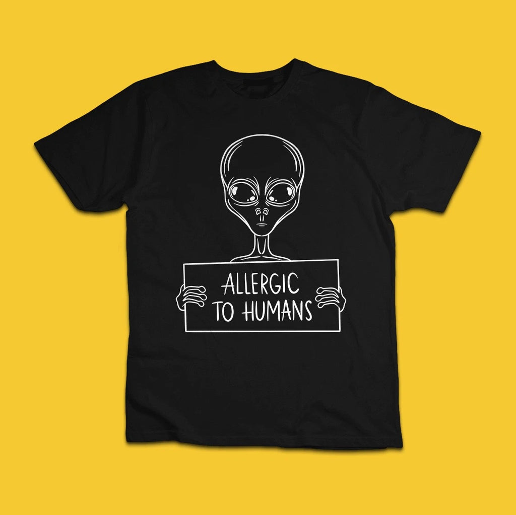 Introvert Alien Funny T-Shirt | Sarcastic Graphic Tee