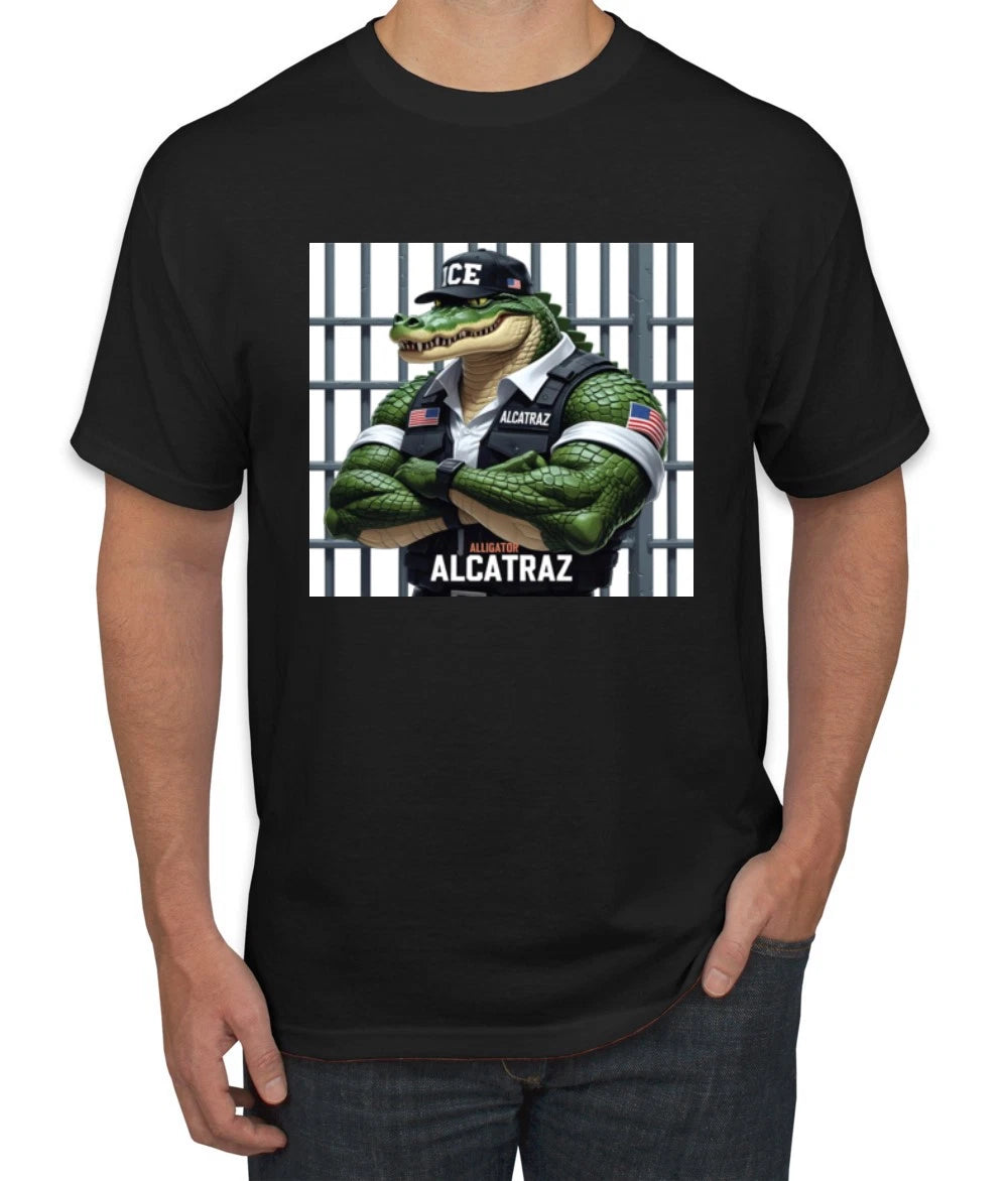 Alligator Alcatraz Everglades Florida Prison Officer Men's T-Shirt