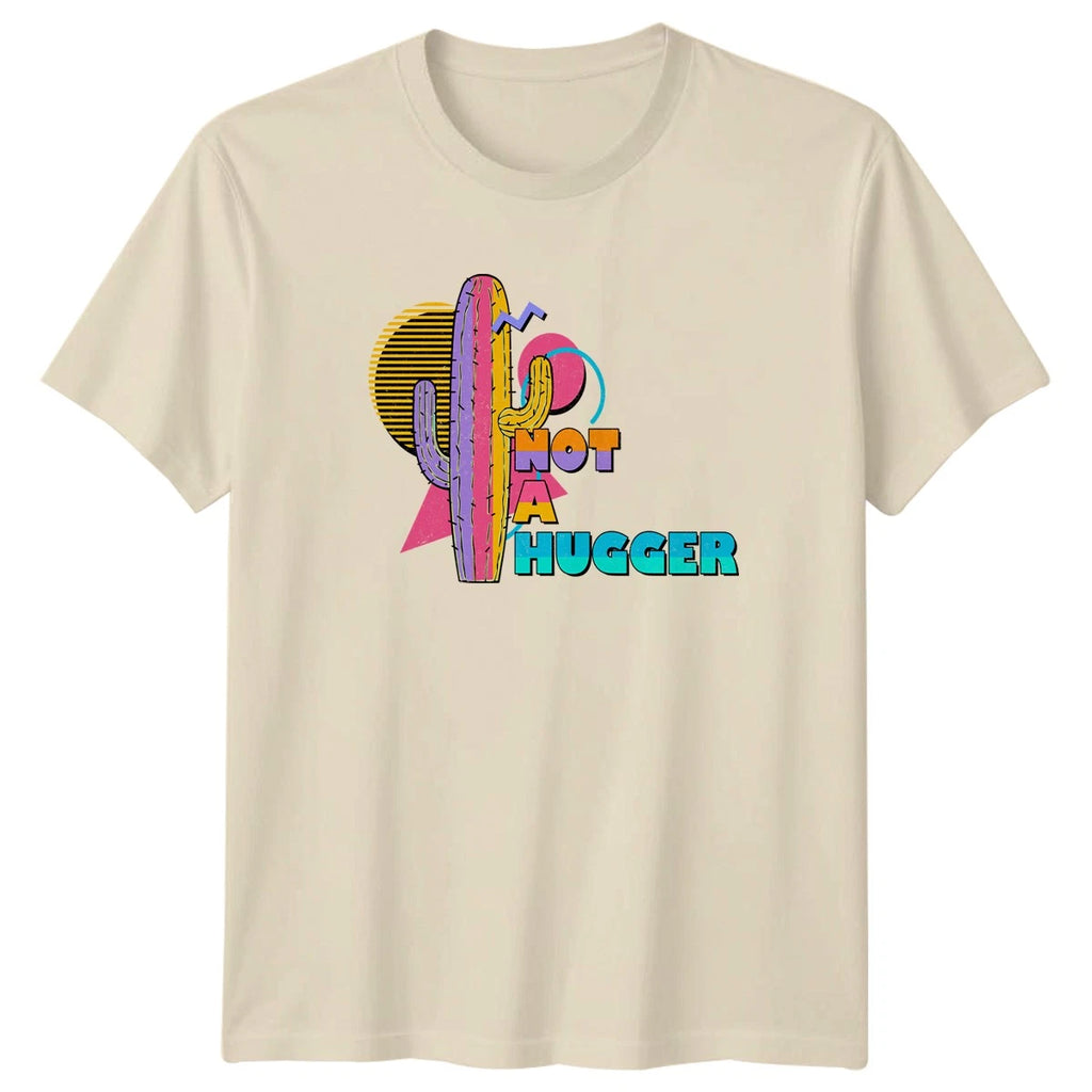 Not A Hugger T-Shirt Introvert Humorous Birthday Gift For Him And Her
