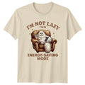 Im Not Lazy Im In Energy-Saving Mode Cat Womens Tee Mens T-Shirt Graphic Top