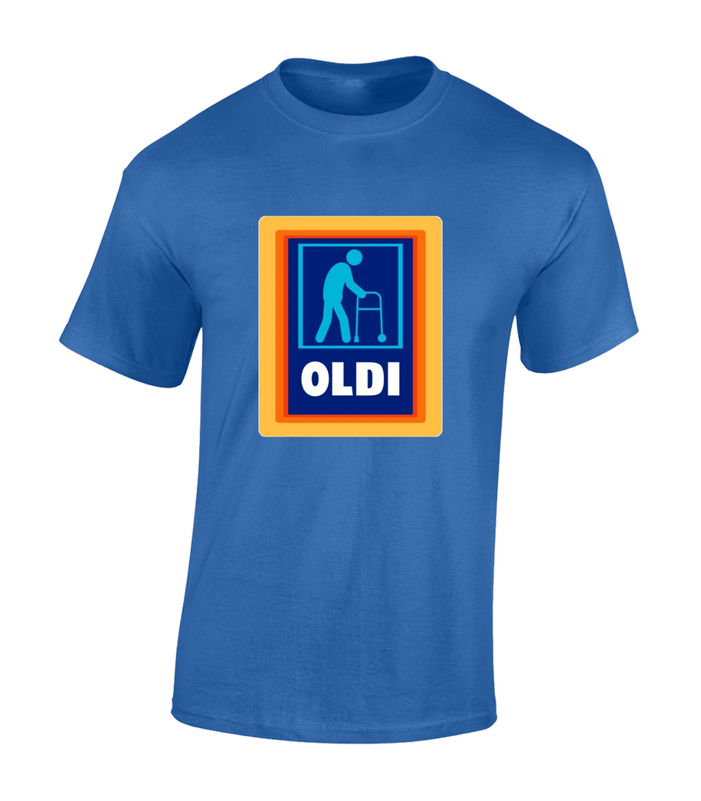 OLDI FUNNY T SHIRT JOKE BIRTHDAY FOR DAD GRANDAD HUSBANDGIFT PRESENT IDEA TEE