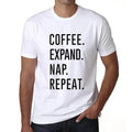ULTRABASIC men's t-shirt coffee expansion nap repetition coffee expand nap