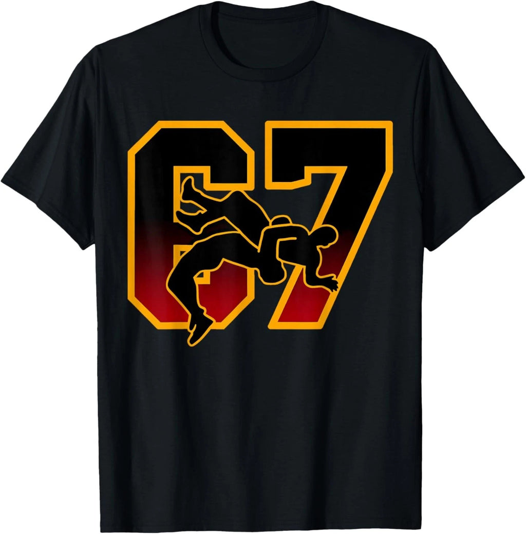 Funny Wrestling 67 Six Seven Meme Gift for Men Women T-Shirt