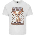Sip Coffee and Pet My Chihuahua Mens Light Cotton T-Shirt