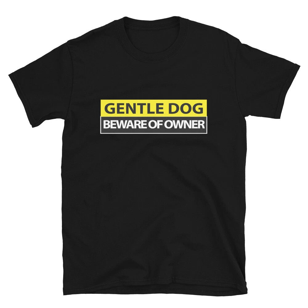 Graphic Novelty Humor GENTLE DOG T-Shirt