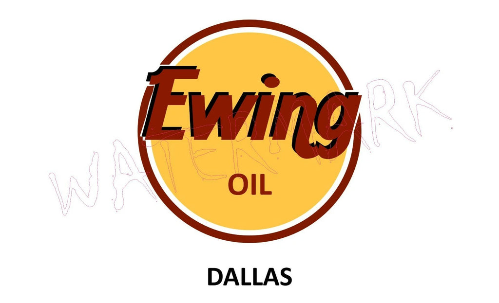 Dallas: Ewing Oil Larry Hagman Patrick Duffy Texas Parody T-Shirt