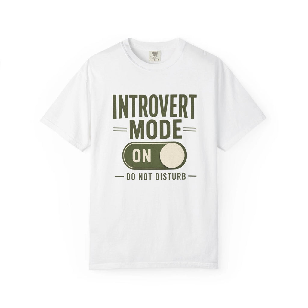 Introvert Mode On Shirt, Funny Do Not Disturb Graphic Tee, Introvert Gift