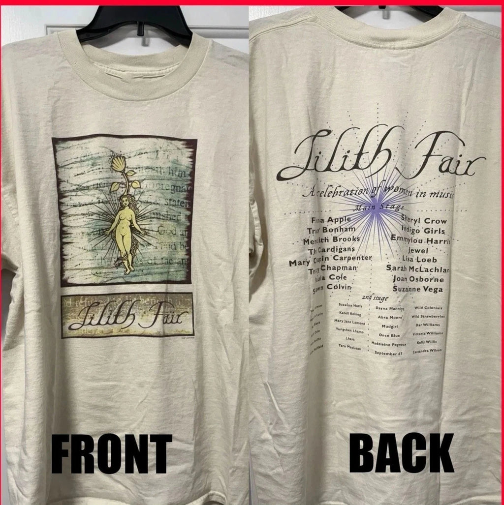 Lilith Fair 1997-1998 Reprint T-shirt All Size for fans