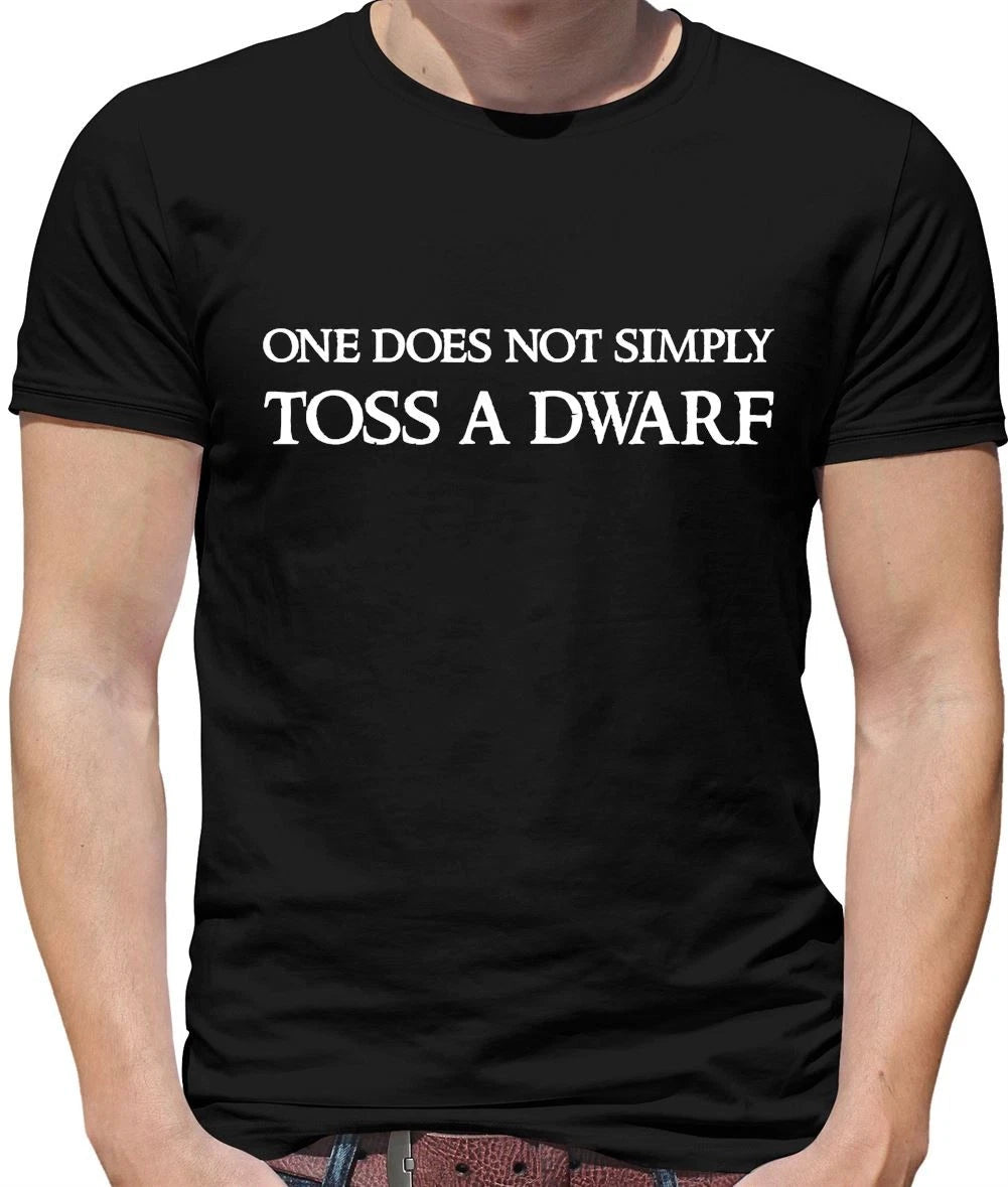 Uno Not Simple Toss Un Dwarf T-Shirt - Mordor - Movie - Book - Meme