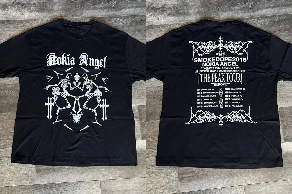 Nokia Angel Smokedope2016 2016Lyfe Europe The Peak Tour T-shirt