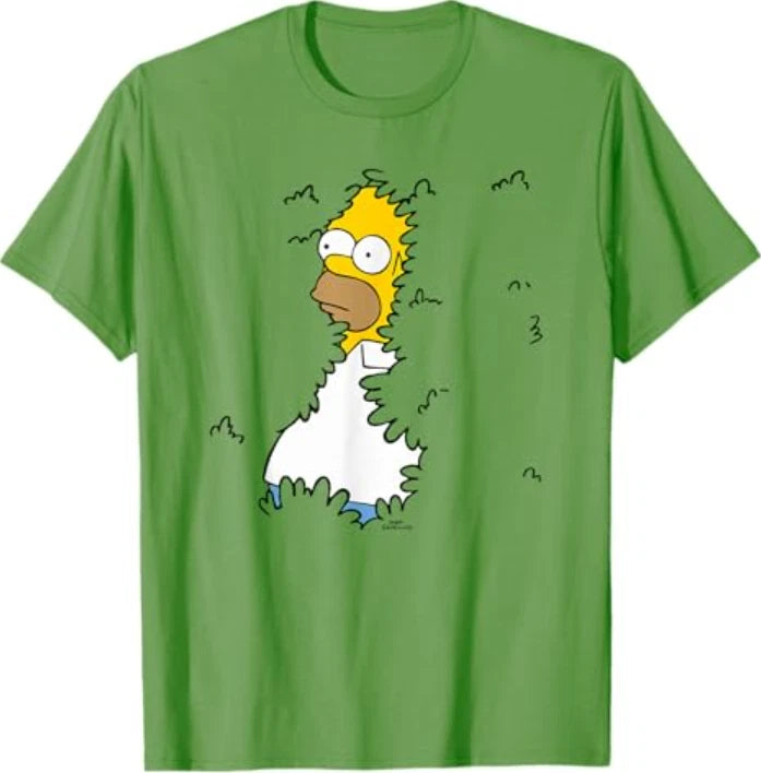 The Simpsons Homer Hide Bush Meme T-Shirt