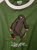 LAZY ONE Big Foot "I Believe" NWT Retro Style Pajama Tee Shirt Unisex XXXL
