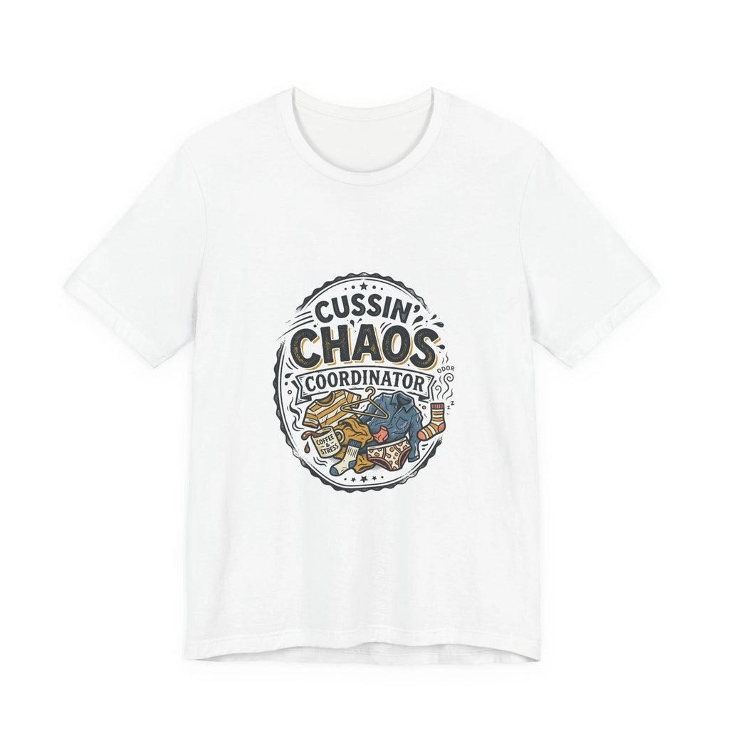 Cussin' Chaos Coordinator Tee | silly goose, wholesome meme