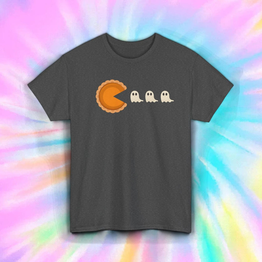 Pumpkin Pie Ghosts Shirt Funny Pacman Halloween Costume Party Graphic Tee S-5XL