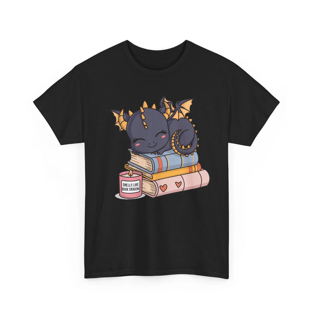 Book T-Shirt | Booktrovert T-Shirt | Smells Like Book Dragon Shirt