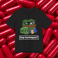 Pepe Frog Thug  Tee | Graphic Meme Shirt, 4chan Bad Goy
