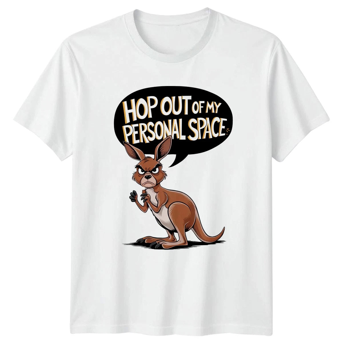 Hop Out Of My Personal T-Shirt Kangaroo Humor Introvert Birthday Gift For Him