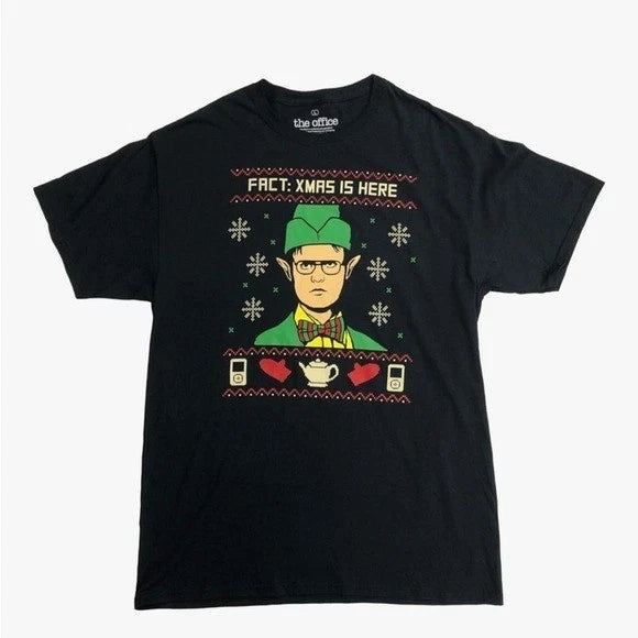 Fact chritmas is here the office shirt Dwight small shirt funny Christmas