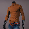 Mens Long Sleeve Mock Neck Base Layer Shirts Winter Thermal Tops AU