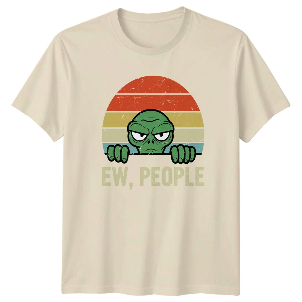 Ew People T-Shirt Introvert Humor Alien Sci-Fi Christmas